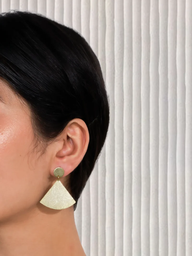 Golden Cone Earrings