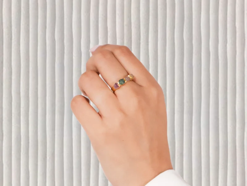 Multi-Stone Band Ring